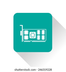 icon of computer video card