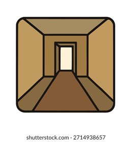 Icon for the concept of "liminal space"