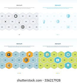  icon Concept vectors design set 4 item