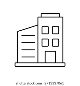 Icon a condo, isolated against a clean background.