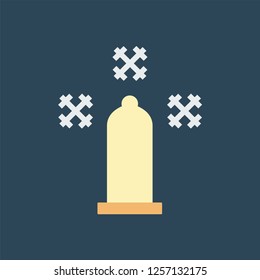 icon condom with numbing agent