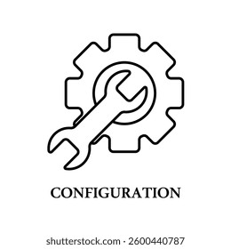 Icon a configuration, isolated against a clean background.