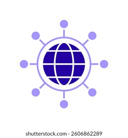 Icon a connect, isolated against a clean background.