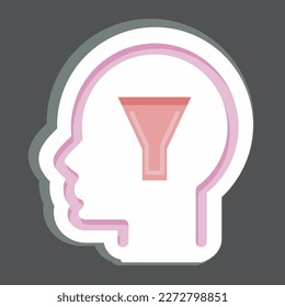 Icon Conscience. related to Psychology Personality symbol. simple design editable. simple illustration