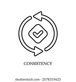 Icon a consistency, isolated against a clean background.