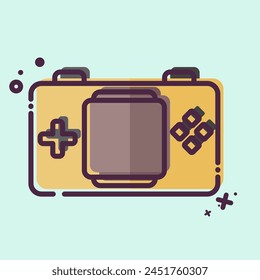 Icon Console. related to Online Game symbol. MBE style. simple design illustration