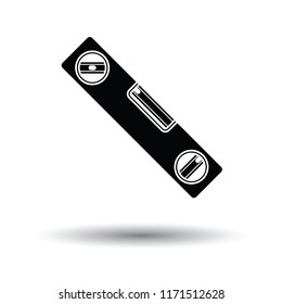 Icon of construction level . White background with shadow design. Vector illustration.