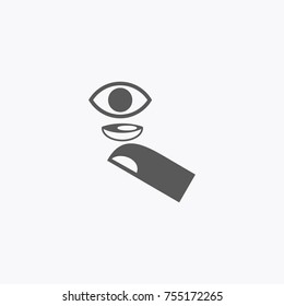 Icon of Contact Lens.