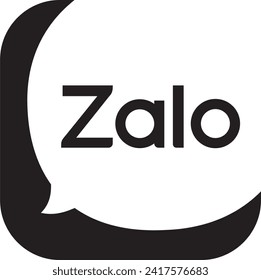 Icon for contacting by Zalo (a popular IM app in Vietnam) 