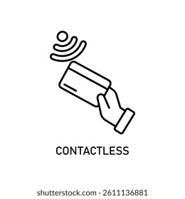 Icon a contactless, isolated against a clean background.