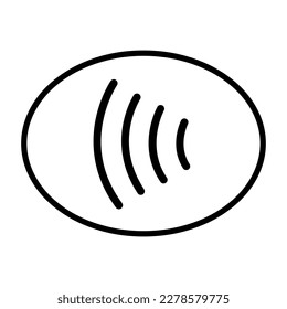 icon contactless payment system vector icon illustration Isolated
