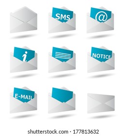 icon convert set 3d on white background