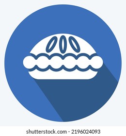 Icon Cooking. suitable for education symbol. long shadow style. simple design editable. design template vector. simple illustration