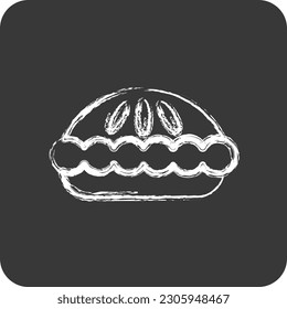 Icon Cooking. suitable for education symbol. chalk Style. simple design editable. design template vector