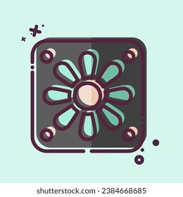 Icon Cooler. related to Computer symbol. MBE style. simple design editable. simple illustration