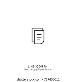 Icon copy file graphic design single icon vector