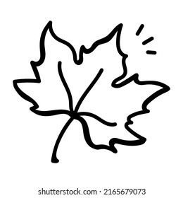 Un icono del diseño de doodle de cilantro 

