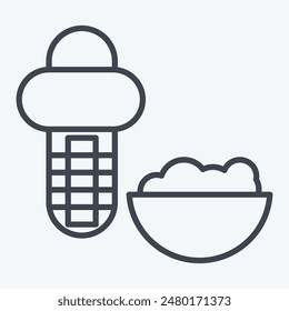 Icon Corn Kerneler. related to Kitchen Tool symbol. line style. simple design illustration