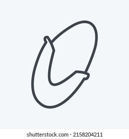 Corn de iconos. adecuado para el símbolo de frutas y verduras. estilo de línea. diseño simple editable. vector de plantilla de diseño. ilustración de símbolo simple