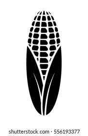 icon corn, vector