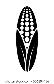 icon corn, vector