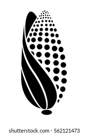 icon corn, vector