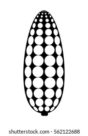 icon corn, vector