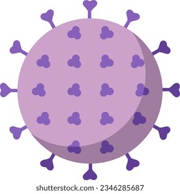 el icono del virus de la corona