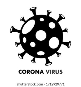 Icon corona virus vector illustration 