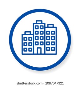 icon corporate blue, vector, illustrator, eps10
