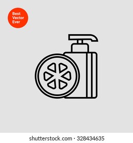 Icon of cosmetic pump bottle
