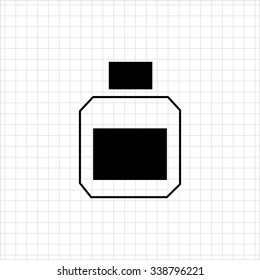 Icon of cosmetics bottle