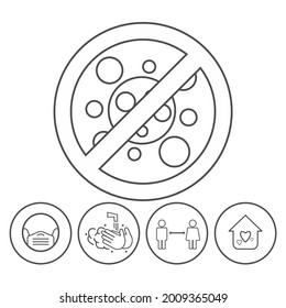 Icon Covid 19, design icon