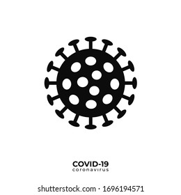 Icon Covid-19 Coronavirus MERS-Cov. Viral pandemic.