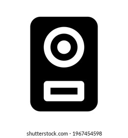 Icon Cpu With Style Glyph
