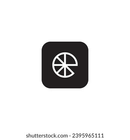 icono cr moderno, simple, abstracto