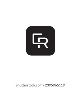 icon cr modern, simple, abstract