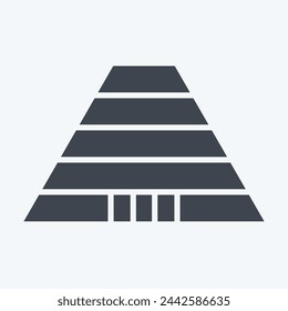 Icon Cradle Of Human Kind. related to South Africa symbol. glyph style. simple design illustration
