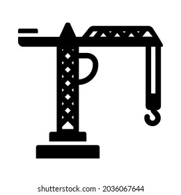Kransymbol. Black Stencil Design. Vektorgrafik.