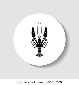 Icon crayfish.