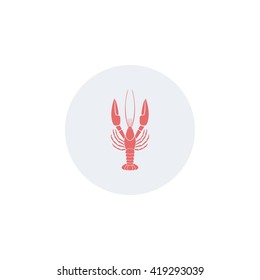 Icon crayfish.