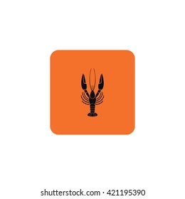 Icon crayfish.