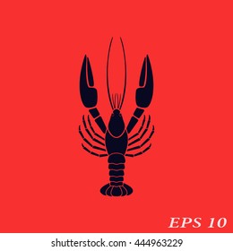 Icon crayfish.