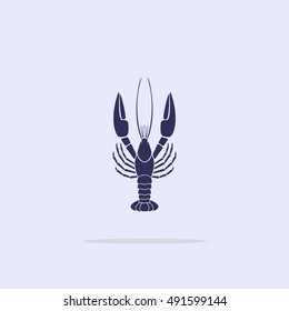 Icon crayfish.