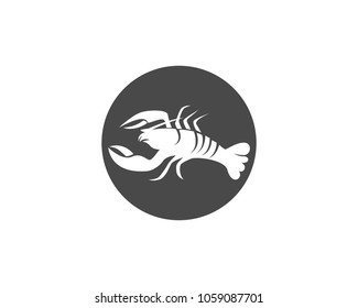 Icon crayfish. Lobster