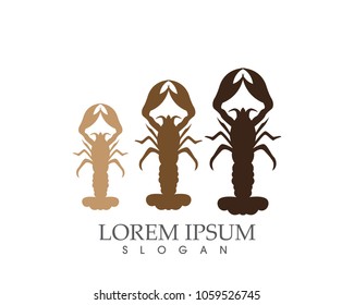 Icon crayfish. Lobster