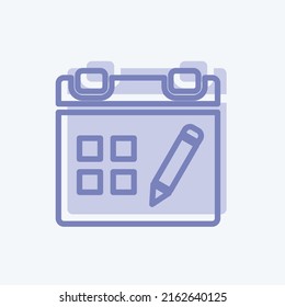 Icon Create Event. suitable for User Interface symbol. two tone style. simple design editable. design template vector. simple symbol illustration