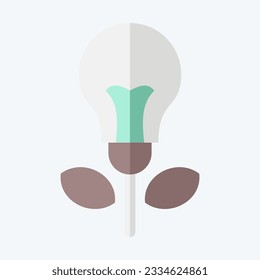 Icon Creative Concept. mit dem Symbol für Kunst und Medien in Zusammenhang stehen. Flachstil. einfaches Design bearbeitet