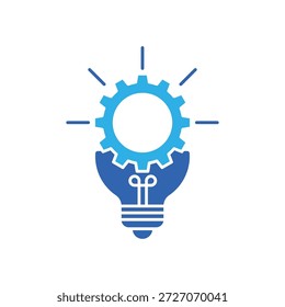 Icon a Creative Innovation Lightbulb, isolated against a clean background.