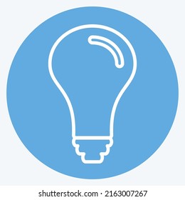 Icon Creativity. suitable for Community symbol. blue eyes style. simple design editable. design template vector. simple symbol illustration